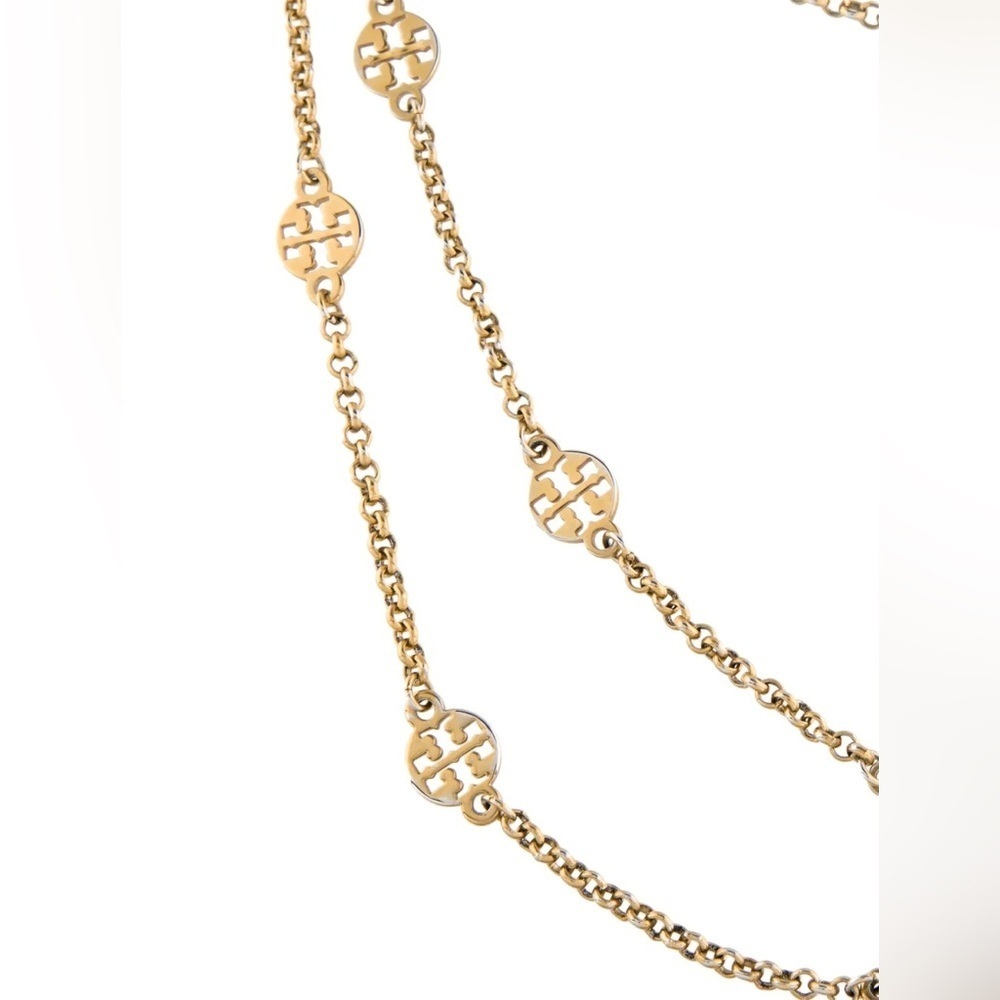 SOLD - Tory Burch Gold Layered Necklace with Dainty Design - Picture 3 of 4